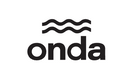 Onda logo with wavy lines above the word 'onda' on a white background